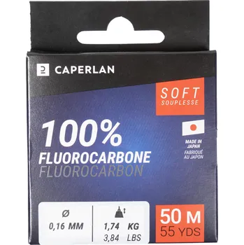 CAPERLAN Rybářský vlasec fluorkarbonový Soft 100% 50 m 22/100