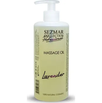 Masážní přípravek Sezmar Professional Přírodní masážní olej levandule 500 ml