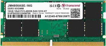 Operační paměť Transcend JM4800ASE 16 GB DDR5 4800 MHz (JM4800ASE-16G)