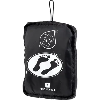 Sportovní taška DECATHLON Fitness taška PTWO černá ČERNÁ