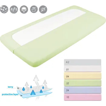 BABYMATEX Nepromokavé prostěradlo FROTTE s gumou 60x120 zelené