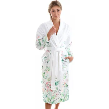 Dámský župan Dámský župan Julia digitisk květiny 2151 0001 vel.L - Vestis (Župan se šálovým límcem)