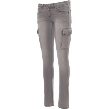 montérky Dámské džíny Payper HUMMER LADY Barva: Šedá Ocelová, Velikost: 40