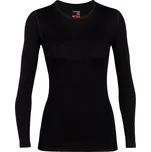 dámské merino triko dlouhý rukáv ICEBREAKER Wmns 260 Tech LS Crewe, Black velikost: M