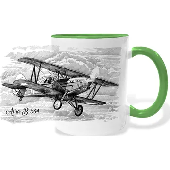 Hrnek - Avia B 534 Barva: Zelená