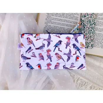 Penál ePiPí Taštička velká - Ptáci Barva zipu: bílá