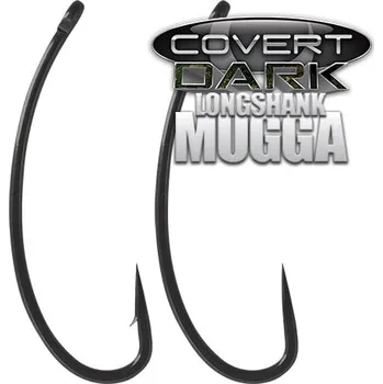Rybářský háček GARDNER HÁČKY COVERT DARK LONGSHANK MUGGA BARBED č.: 8