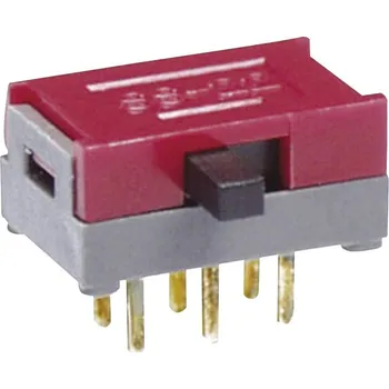 vypínač NKK Switches SS22SDH2 posuvný přepínač 30 V/DC 0.1 A 2x zap/zap 1 ks