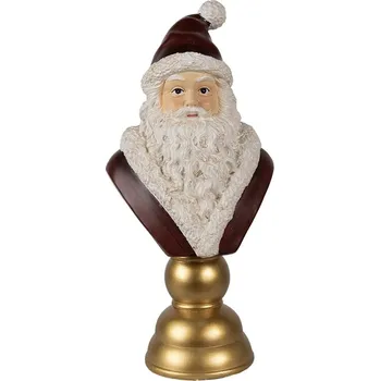 Vánoce Vánoční dekorace busta Santa - 19*15*40 cm