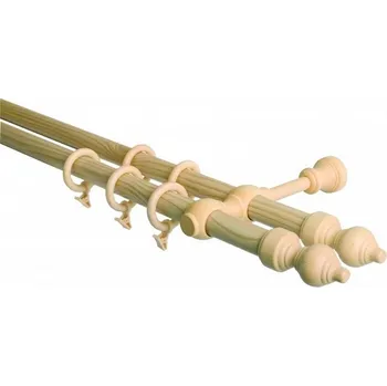 Garnýž Garnýž 140 cm dvouřadá - dvojitá, odstín borovice