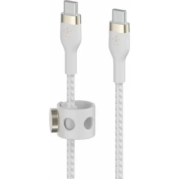 Belkin Flex USB-C/USB-C do 60W 3m, bílý CAB011bt3MWH