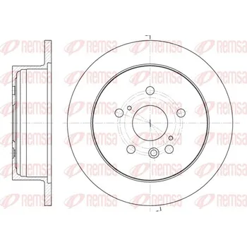 Brzdový kotouč Brzdový kotouč REMSA 61158.00