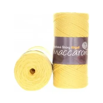 Příze Maccaroni Šňůry Abigail 3mm - 406-02 vanilková
