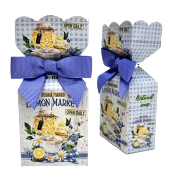 Mýdlo Soap Mýdlo balené s mašlí Lemon Market - 90 g