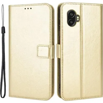 Pouzdro na mobilní telefon Crazy knížkové pouzdro na Samsung Galaxy Xcover 6 Pro - zlaté