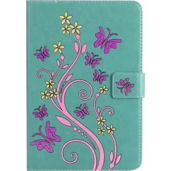 Pouzdro na tablet Butterfly knížkové pouzdro z PU kůže na iPad mini, iPad mini 2, iPad mini 3 - zelené