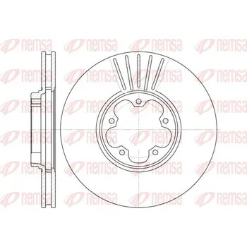 Brzdový kotouč Brzdový kotouč REMSA 6609.10