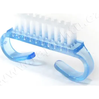 Kosmetický štětec Kartáček na nehty - modrý