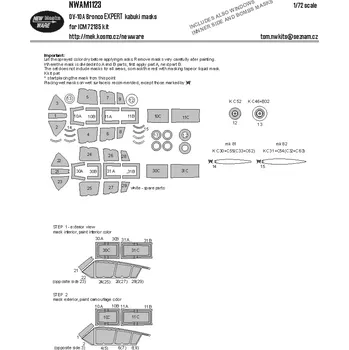 Plastikový model New Ware 1/72 Mask OV-10A Bronco EXPERT (ICM 72185)