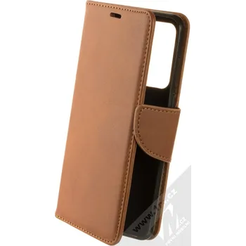 Pouzdro na mobilní telefon 1Mcz Porter Book flipové pouzdro pro Huawei P40 hnědá (brown)