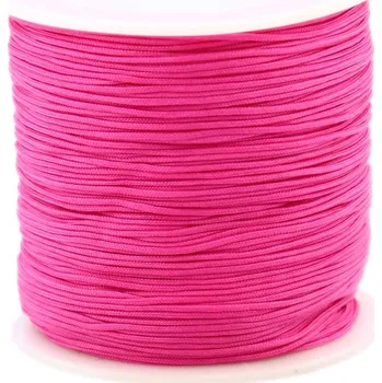 Dětské navlékací korálky Pro Háčkování Šňůrka nylonová 0,8 mm fuchsiová 5 m