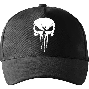 Kšiltovka Kšiltovka Punisher, Barva Černá, Velikost 19×11 cm , Canvas Kšiltovka Bezvatriko.cz 0506