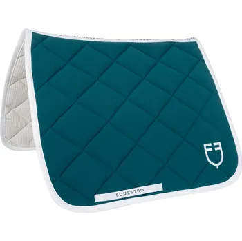 EQUESTRO Dečka podsedlová White Line EQUESTRO, drezurní, petrol FULL