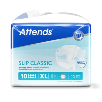 Attends Slip Classic 10 XL—Kalhotky absorpční plenkové 15 ks
