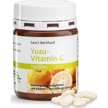 Přírodní produkt Sanct Bernhard Yuzu s Vitamínem C 150 pastilek - Minimální trvanlivost do 07.02.226