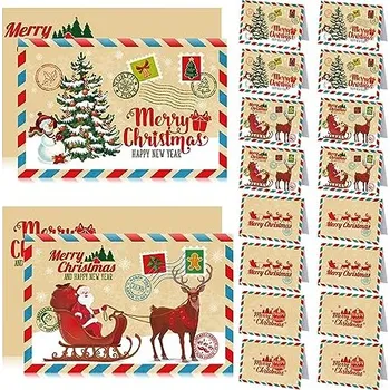 BBTO Sada 16 vánočních pohlednic s obálkou