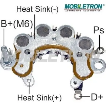 Autoelektrika Usměrňovač, generátor, , MOBILETRON, RH-92