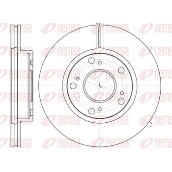Brzdový kotouč Brzdový kotouč REMSA 61263.10