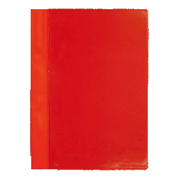 Karton P+P - Rychlovazač A4 plastový s kapsou - A4 - červená