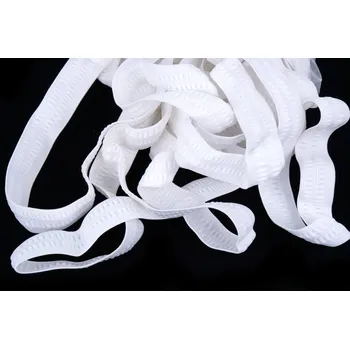 Textilie Pruženka ozdobná šíře 25mm bílá (20m/ks)