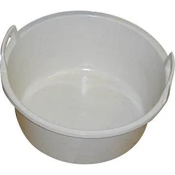 Koš na prádlo ALFA PLASTIK škopek 49cm s uchy PH GR