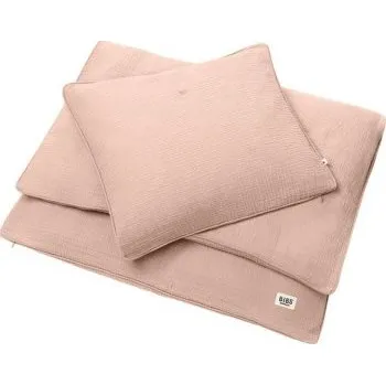 Povlečení BIBS mušelínové povlečení z Bio bavlny - Blush