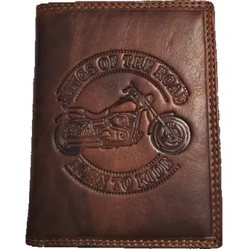 Peněženka Pánská kožená peněženka motorka BUFFALO