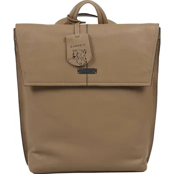 Dámský kožený batoh Burkely Radka - taupe