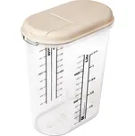 PETRAplast Plastová dóza ovál 1,5 l Barva: Krémová