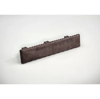 Terasové prkno Set - koncové krytky (10ks) + svorky (20ks), kůra, Terrace