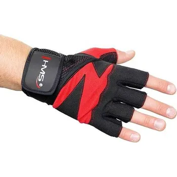 Fitness rukavice FITNESS RUKAVICE ČERVENÉ RST02 HMS S