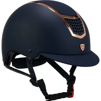 Jezdecká přilba EQUESTRO Helma jezdecká Eclipse Plain Matt Equestro, navy/rose gold Obvod hlavy: 59-61 cm