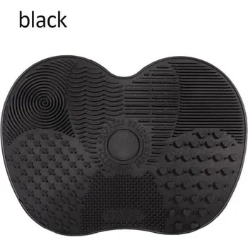 Silikonová podložka na čištění štětců - Černá