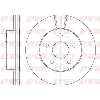Brzdový kotouč Brzdový kotouč REMSA 6626.10