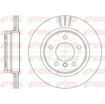 Brzdový kotouč Brzdový kotouč REMSA 6722.10