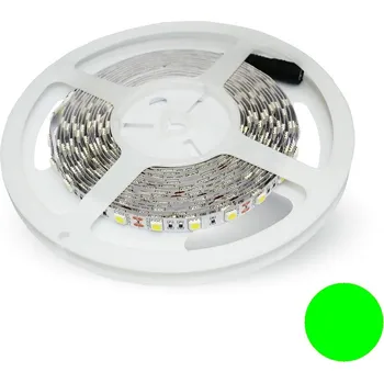 LED páska LED pás do interiéru 11W/m, 900lm/m, 12V, 60LED/m, SMD 5050, IP20, zelený