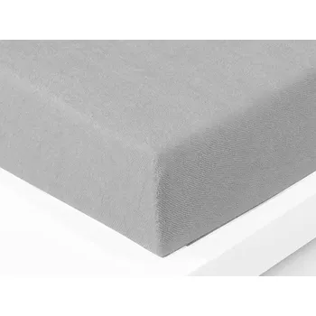 Prostěradlo XPOSE® Froté prostěradlo Exclusive - světle šedé 200x200 cm, Froté + Prodloužená možnost vrácení zboží do 50 dnů
