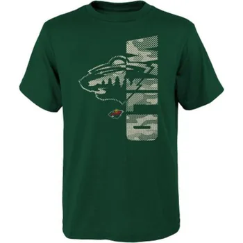 Fanatics Triko Cool Camo Minnesota Wild JR, Velikost M 952897