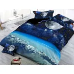 XPOSE® 3D povlečení VESMÍR 140x200 cm, 70x90 cm, 3D + Prodloužená možnost vrácení zboží do 50 dnů