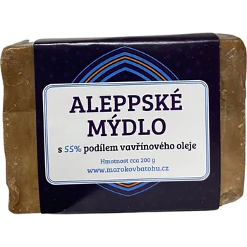 Mýdlo Maroqueen Syrské aleppské mýdlo 55 % 200g